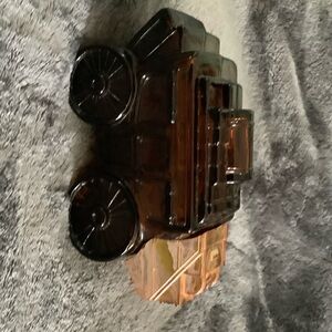 Avon Brown Glass Carriage Decor
